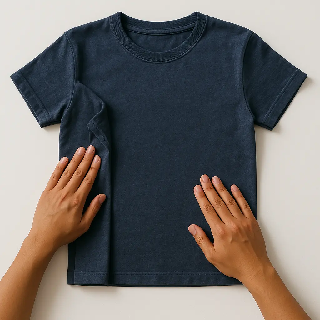 doblar la ropa paso a paso con el método KonMari