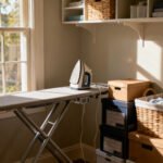 Cajas y cestas para productos de planchado: mantener orden sin estorbar