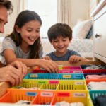 Organización de cajones para familias y niños: métodos fáciles y sostenibles