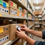 Etiquetado inteligente para cajas mixtas: ficha de contenidos y etiquetas resumidas que evitan abrirlas