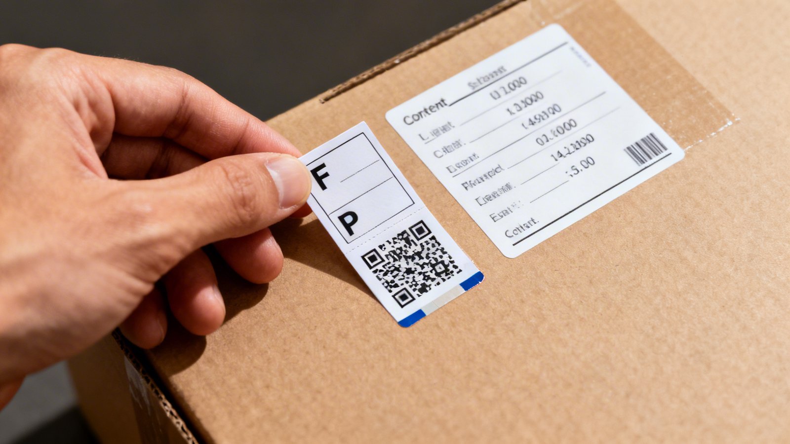 ficha de contenidos para cajas con etiquetado