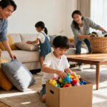 Rutina de 10 minutos en familia: mantener las zonas comunes ordenadas